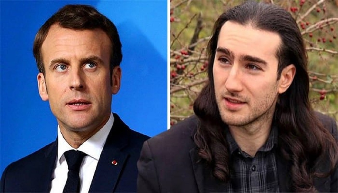 Emmanuel Macron et son Gifleur Damien Tarel