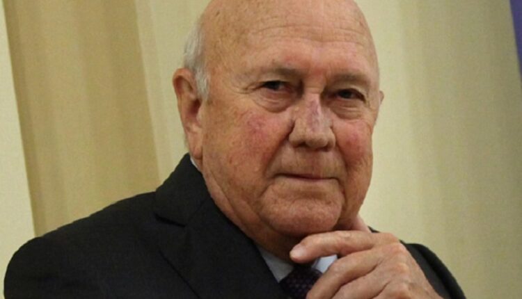 ancien président sud Africain Frederik de Klerk @ JB