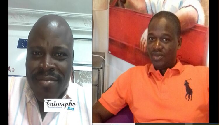 les journalistes Hervé Alladé Et Patrice Gbaguidi