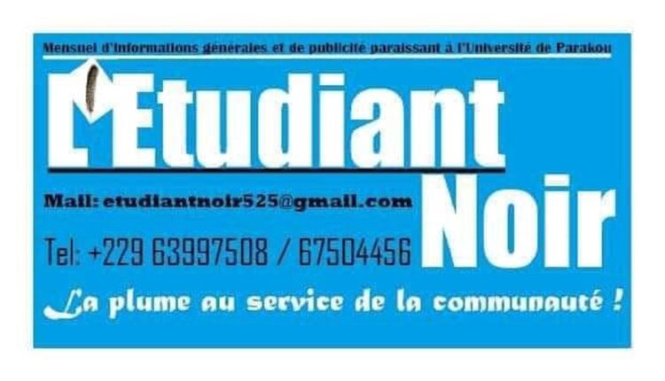 Journal L'Etudiant Noir