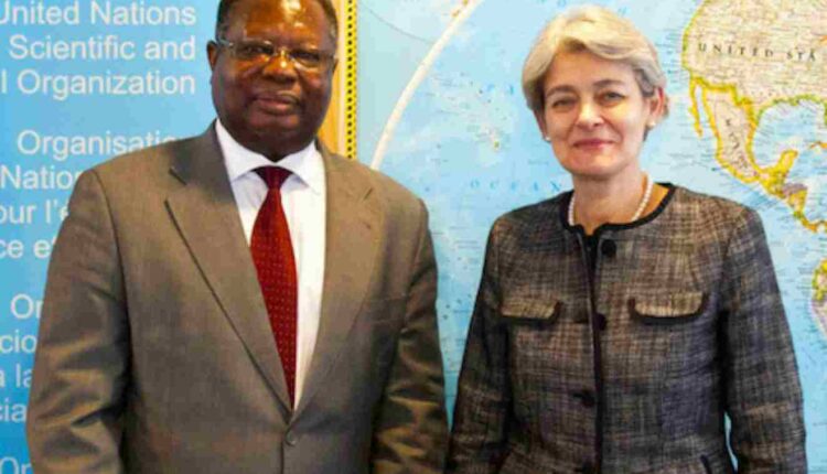 Sambiani Sankardja-Laré et l'ancienne DG de l’Unesco