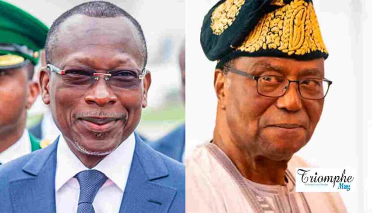 rencontre entre Patrice Talon et Nicéphore Soglo