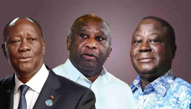 Laurent Gbagbo et Konan Bédié