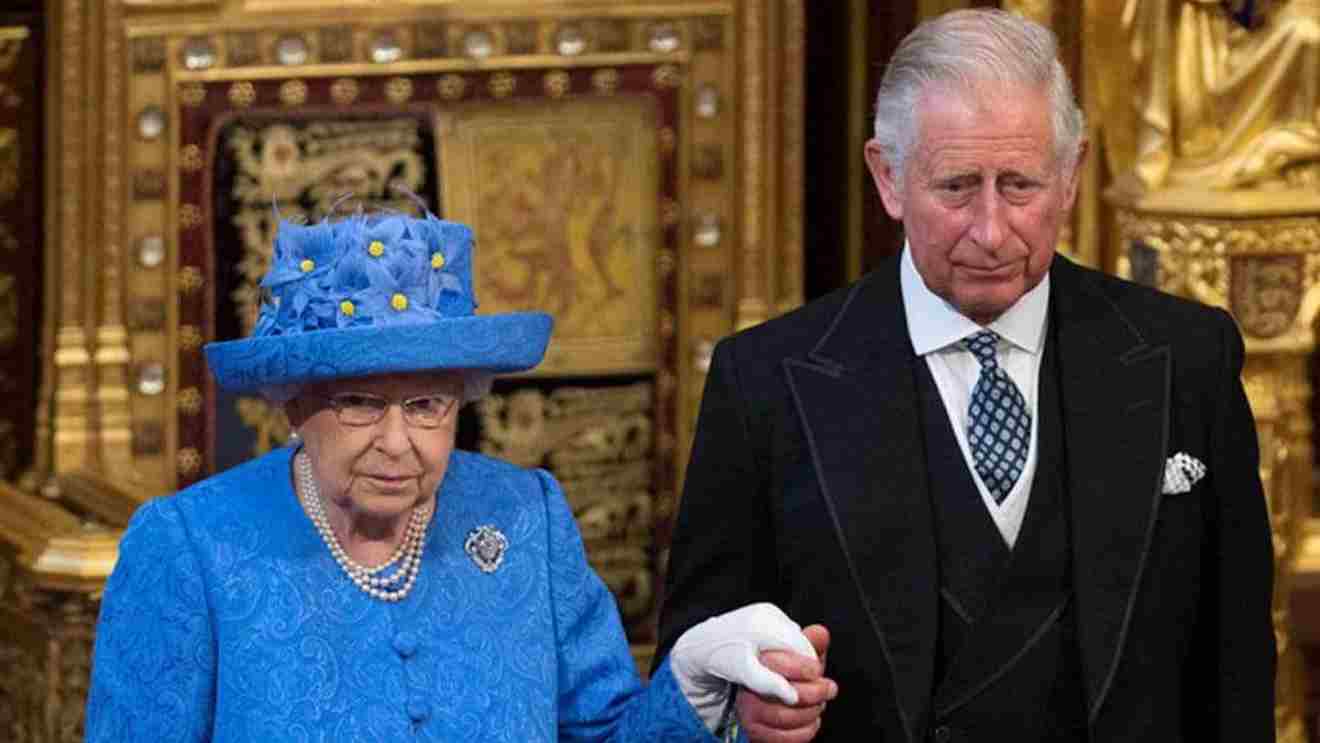 Elizabeth II et son fils, le prince Charles