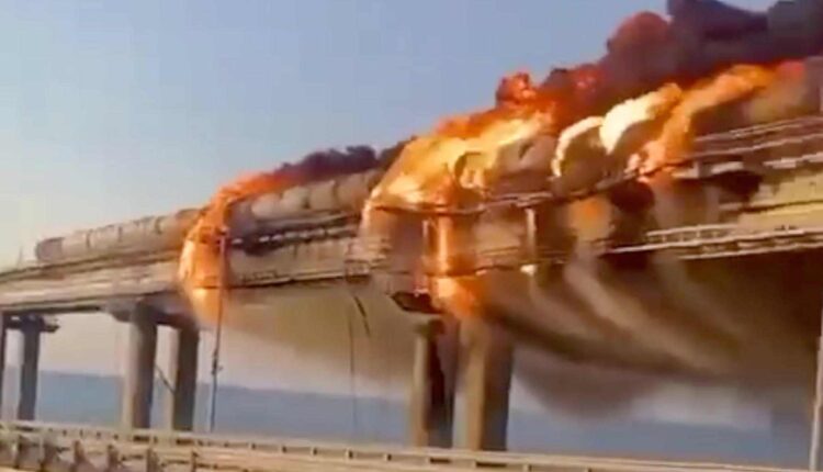 Explosion sur le pont de Crimée, pour Poutine c’est le pire des cadeaux