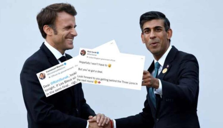 Emmanuel Macron et Rishi Sunak