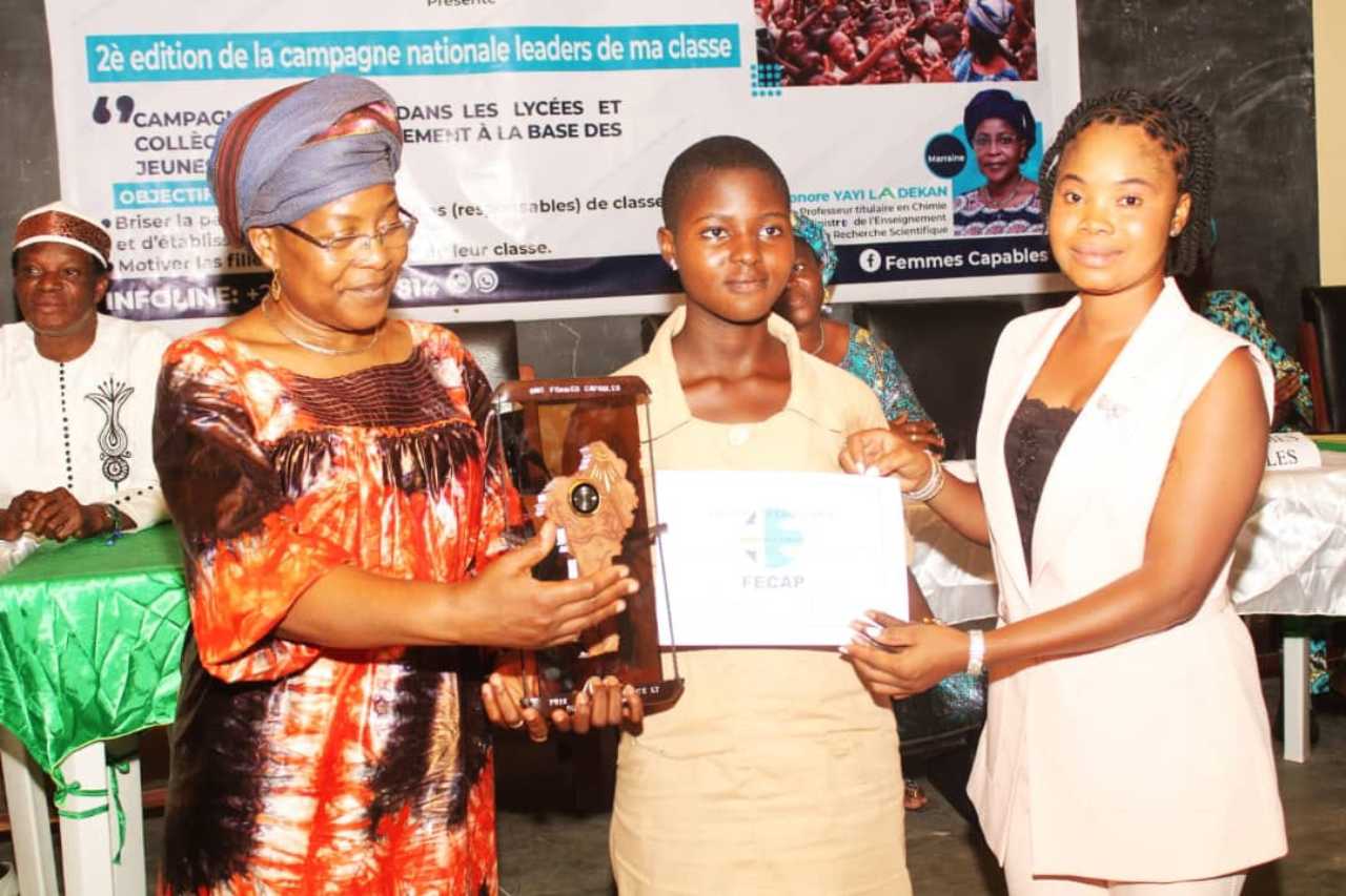 Bénin : Nadia Okoumassoun lance la 2e édition de la campagne "Leader de ma classe"