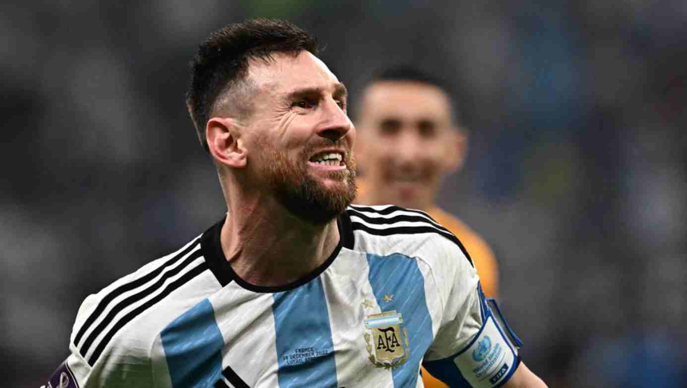 Lionel Messi euphorique AFP ANNE-CHRISTINE POUJOULAT