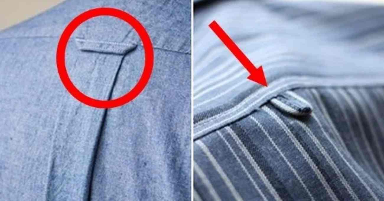 Bon à savoir : messieurs, voici à quoi sert la petite boucle dans le dos de votre chemise