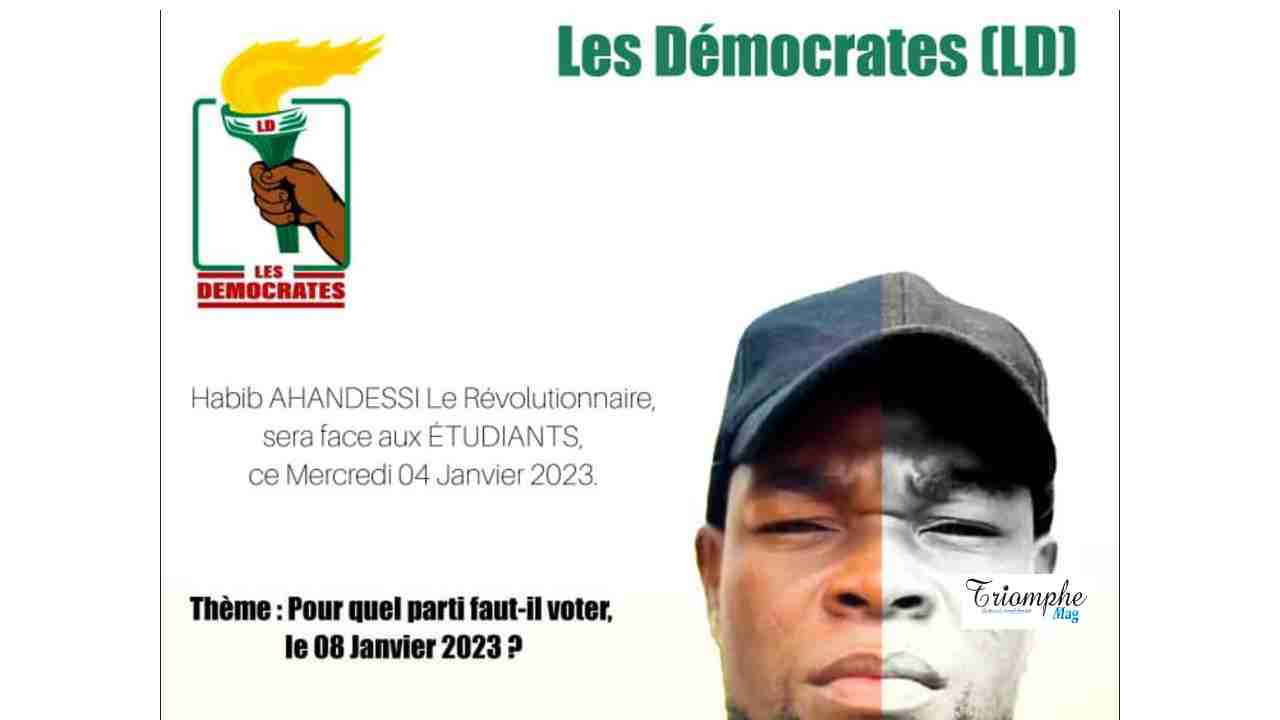 Législatives 2023 au Bénin : Habib Ahandéssi donne rendez-vous aux étudiants à l'UAC