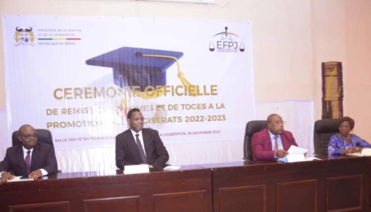 remise de diplômes et de toges à 85 nouveaux magistrats
