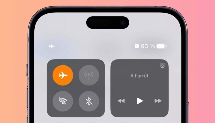mode avion sur son téléphone