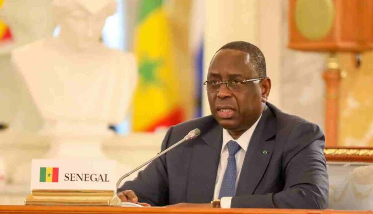 Macky Sall , président du Sénégal