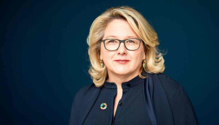 Visite de la ministre de la Coopération économique allemande Svenja Schulze