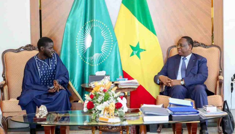 Bassirou Diomaye Diakhar Faye et Macky Sall