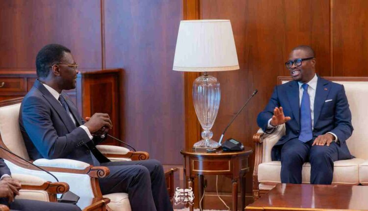 Romuald Wadagni reçoit Joseph Djogbénou et le bureau de l’Assemblée nationale,