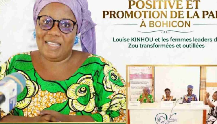 Masculinité positive et promotion de la paix : Louise Kinhou et les femmes leaders du Zou transformées et outillées
